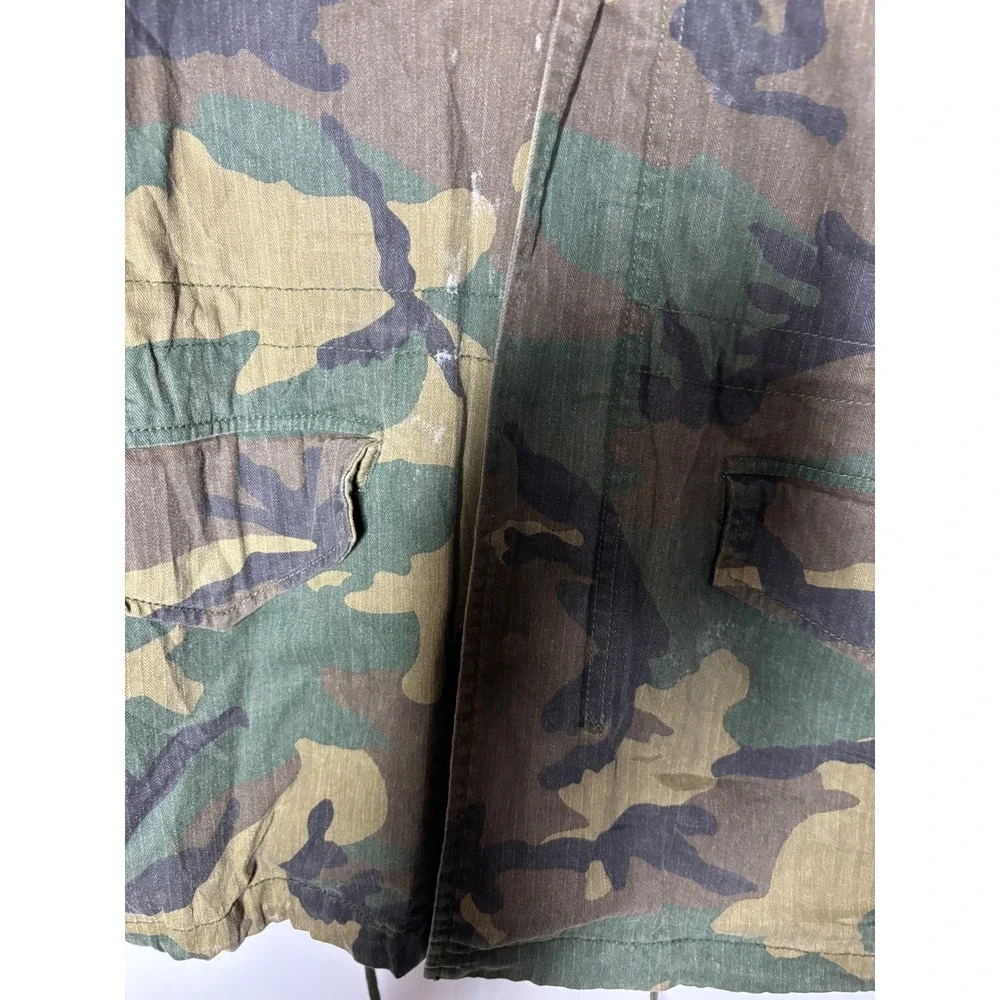 Alpha‎ Industries Mens M-65 Camo Field Jacket World Tour Dragon Embroidery Large